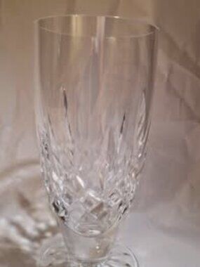Waterford Crystal LISMORE Stem Ice Tea Glass Goblet Beverage 6.5”